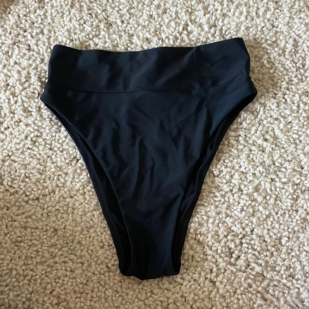Aerie high waisted swim bottoms.